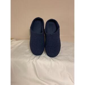 LLBean Slippers Scuffs Rubber Sole Womens Size 6 Blue Outdoors Loungewear